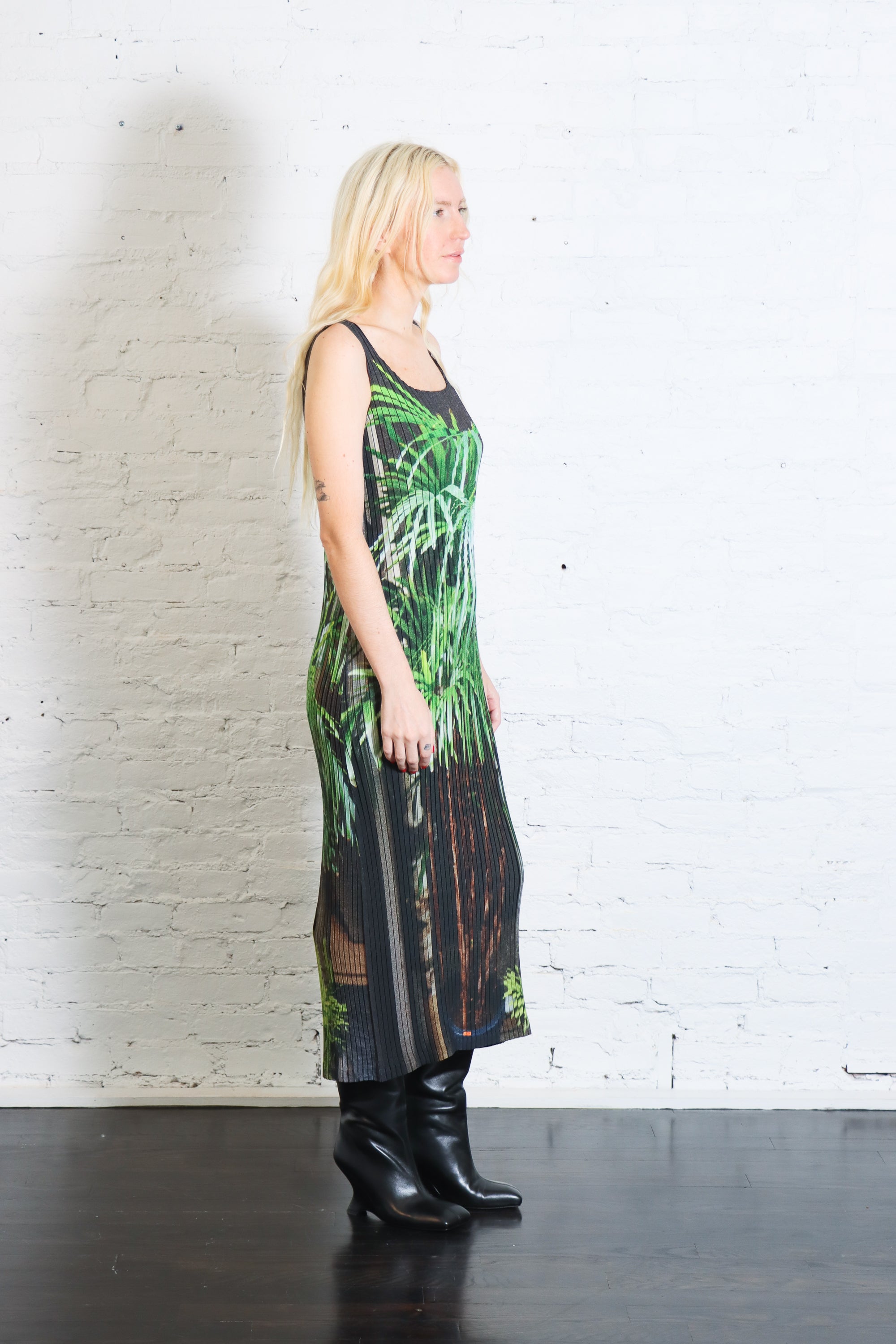 Urban Jungle Pleats Dress in Black by Issey Miyake-Issey Miyake-Idlewild-Cincinnati