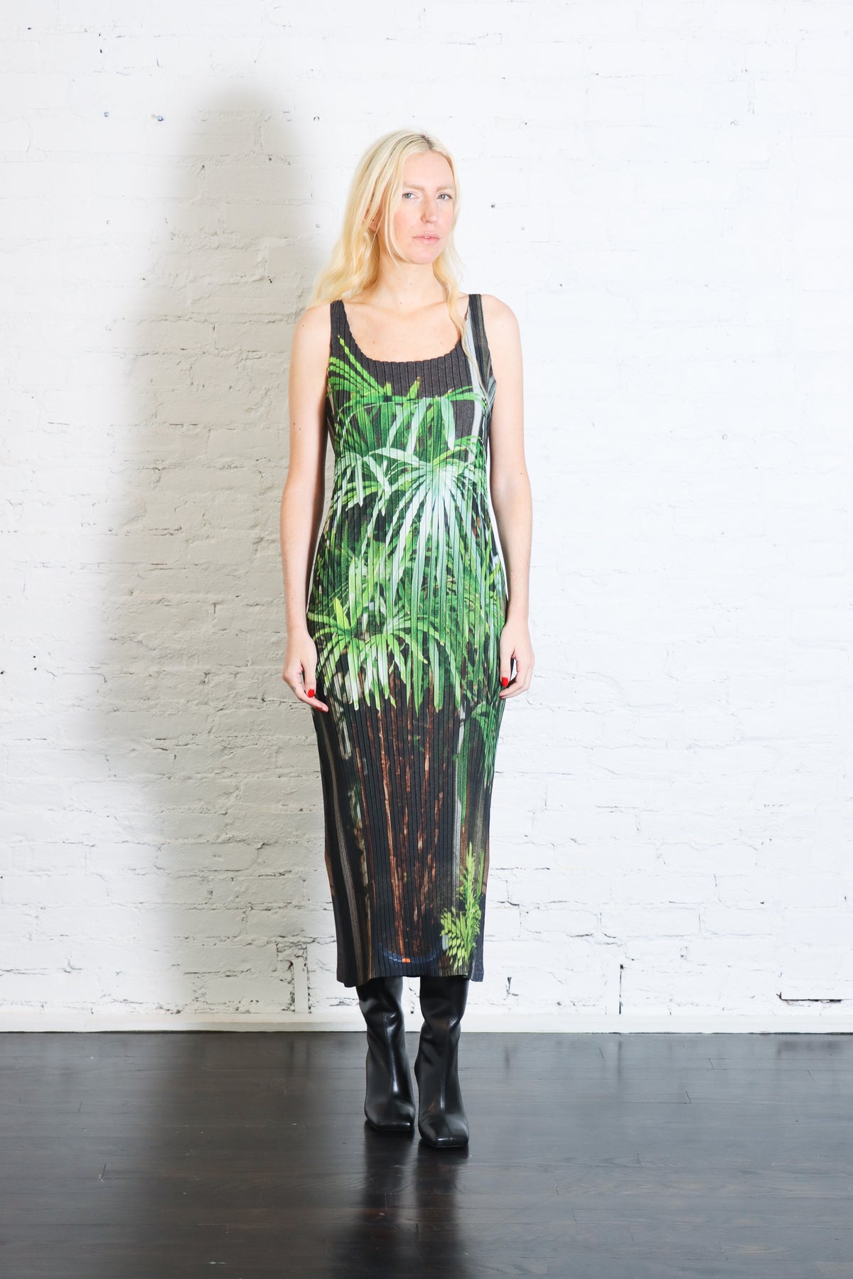 Urban Jungle Pleats Dress in Black by Issey Miyake-Issey Miyake-Idlewild-Cincinnati