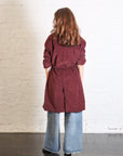 Velvet Wrap Coat in Wine by Album Di Famiglia-Album Di Famiglia-Idlewild-Cincinnati