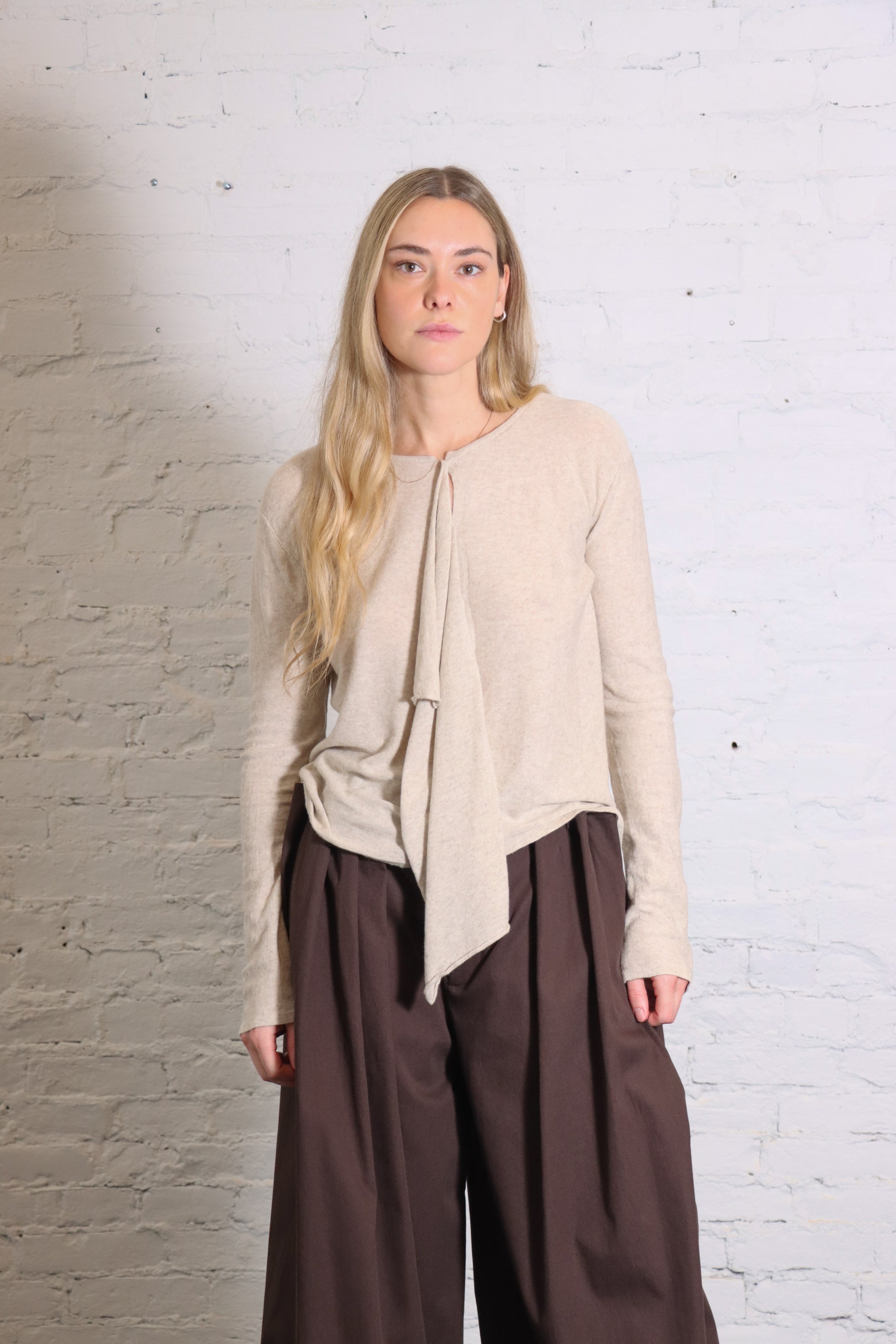 Wave Cardigan in Flax by Lauren Manoogian-Lauren Manoogian-Idlewild-Cincinnati