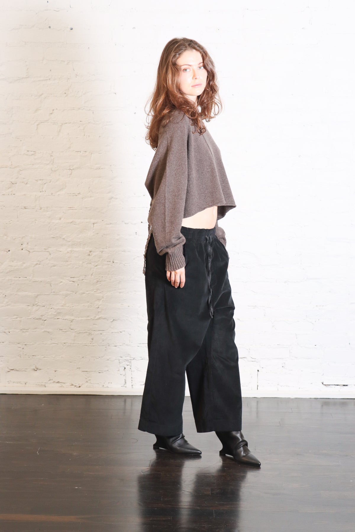 Wide & Short Trousers V in Black by Album Di Famiglia-Album Di Famiglia-Idlewild-Cincinnati