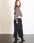 Wide & Short Trousers V in Black by Album Di Famiglia-Album Di Famiglia-Idlewild-Cincinnati