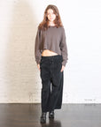Wide & Short Trousers V in Black by Album Di Famiglia-Album Di Famiglia-Idlewild-Cincinnati