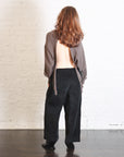 Wide & Short Trousers V in Black by Album Di Famiglia-Album Di Famiglia-Idlewild-Cincinnati