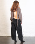 Wide & Short Trousers V in Black by Album Di Famiglia-Album Di Famiglia-Idlewild-Cincinnati