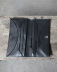 Wide Wallet in Black by Miranda Kaloudis-Bags-MDK-Idlewild