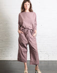 Wide and Short Trousers TC in Mauve by Album Di Famiglia-Album Di Famiglia-Idlewild-Cincinnati