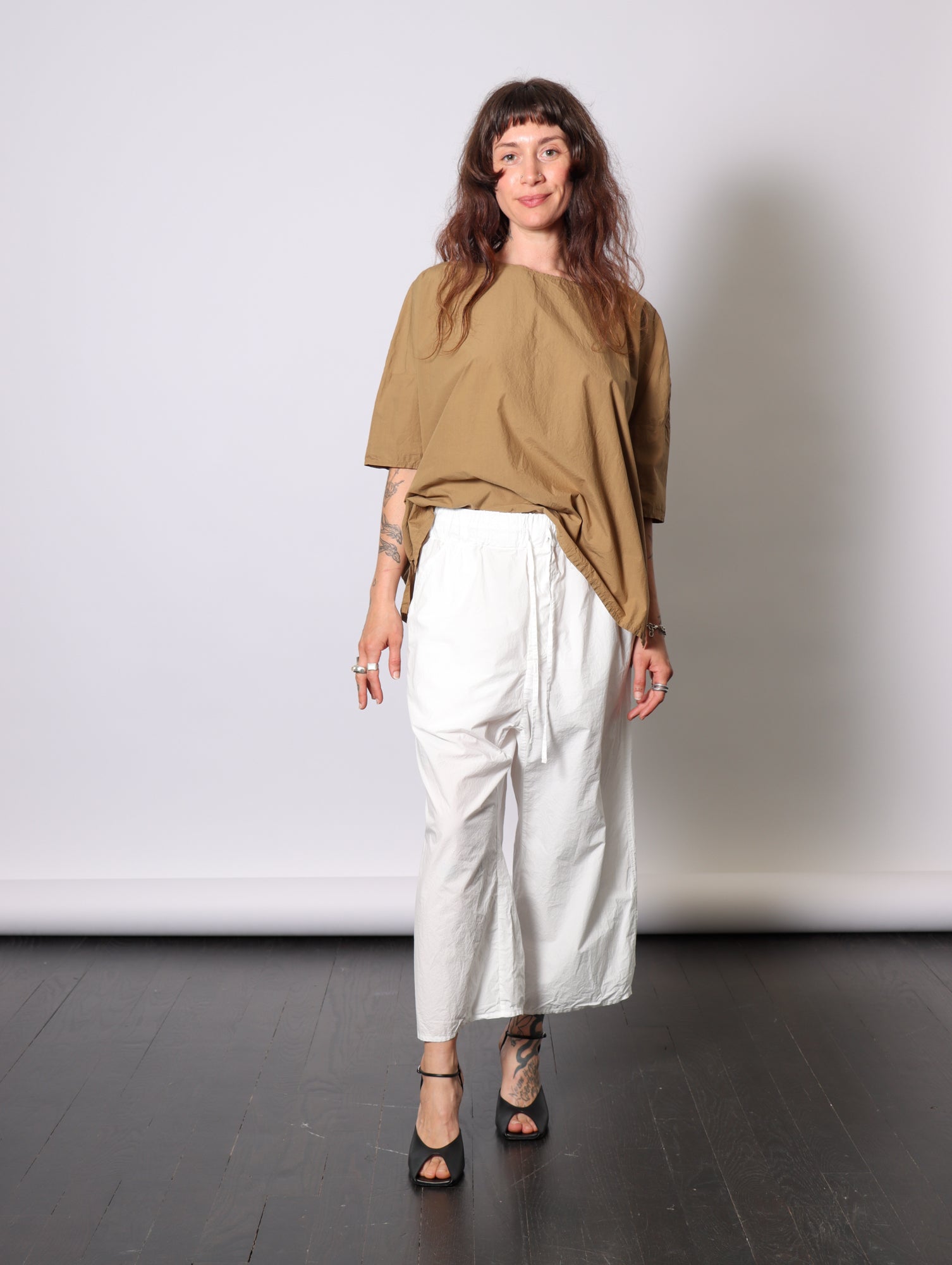 Simple T-Shirt in Gold by Album Di Famiglia-Album Di Famiglia-Idlewild-Cincinnati