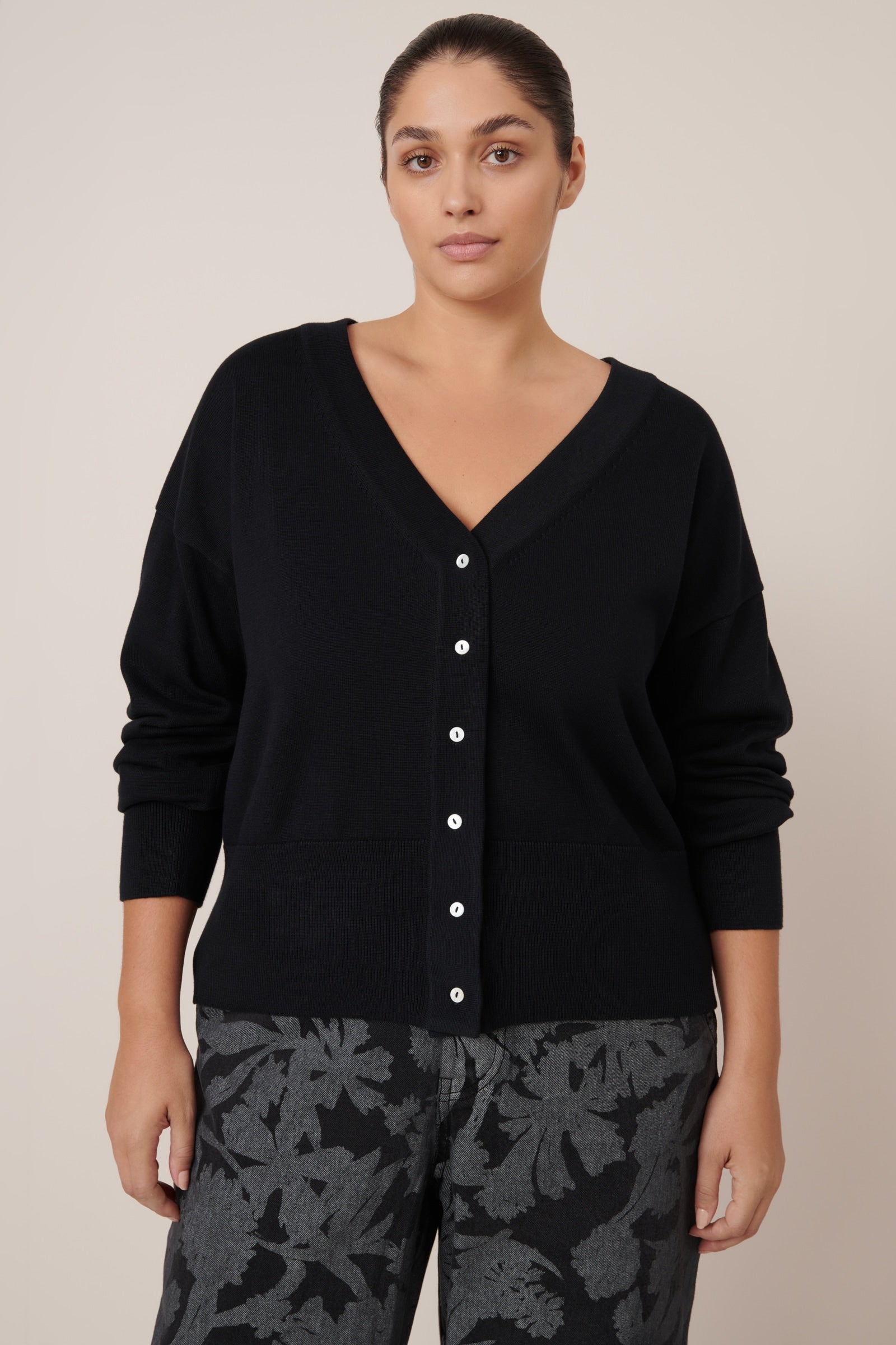 Willow Cardigan in Black by Kowtow-Kowtow-Idlewild