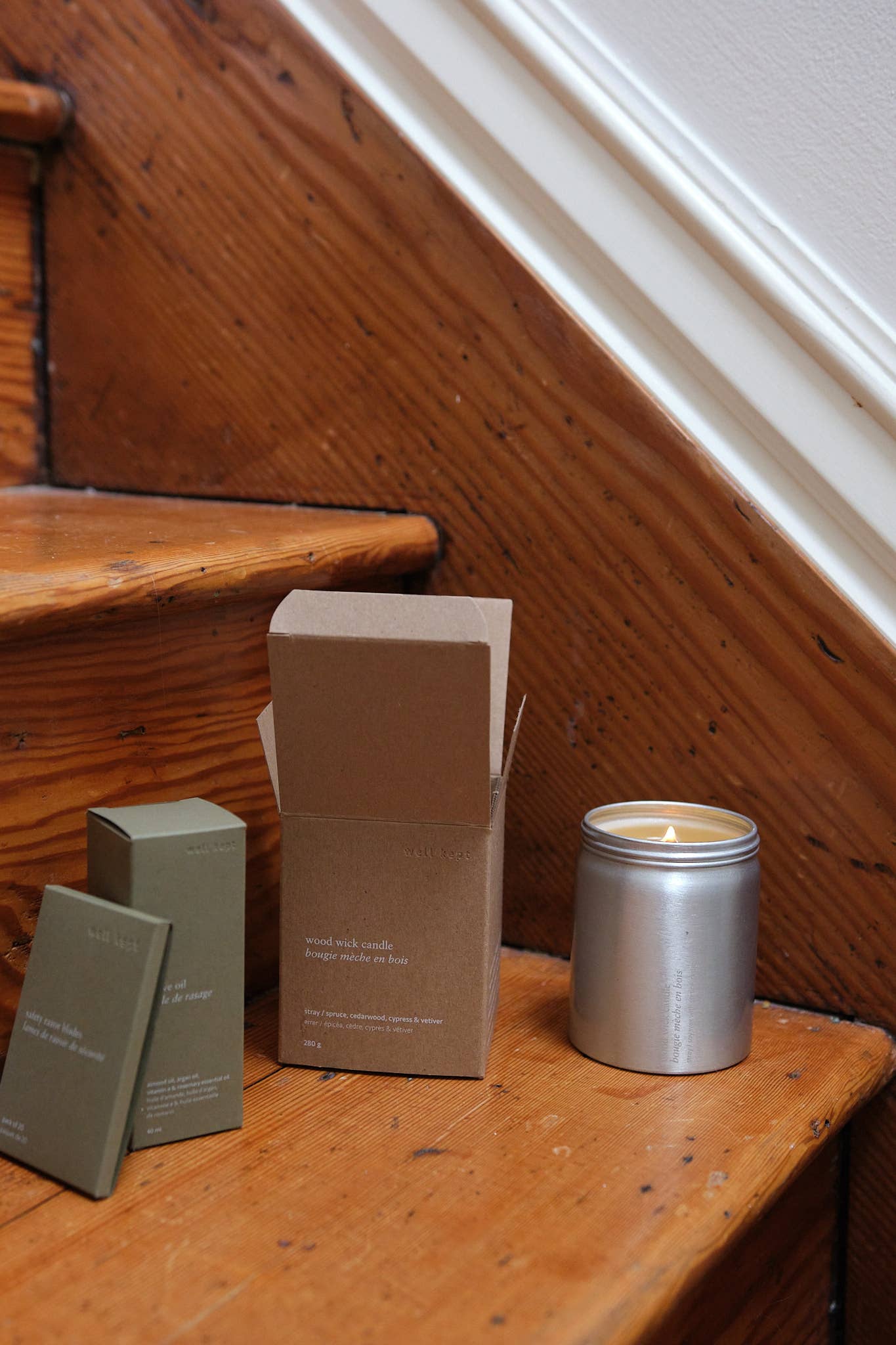 Wood Wick Candle in Stray by Well Kept-Well Kept-Idlewild