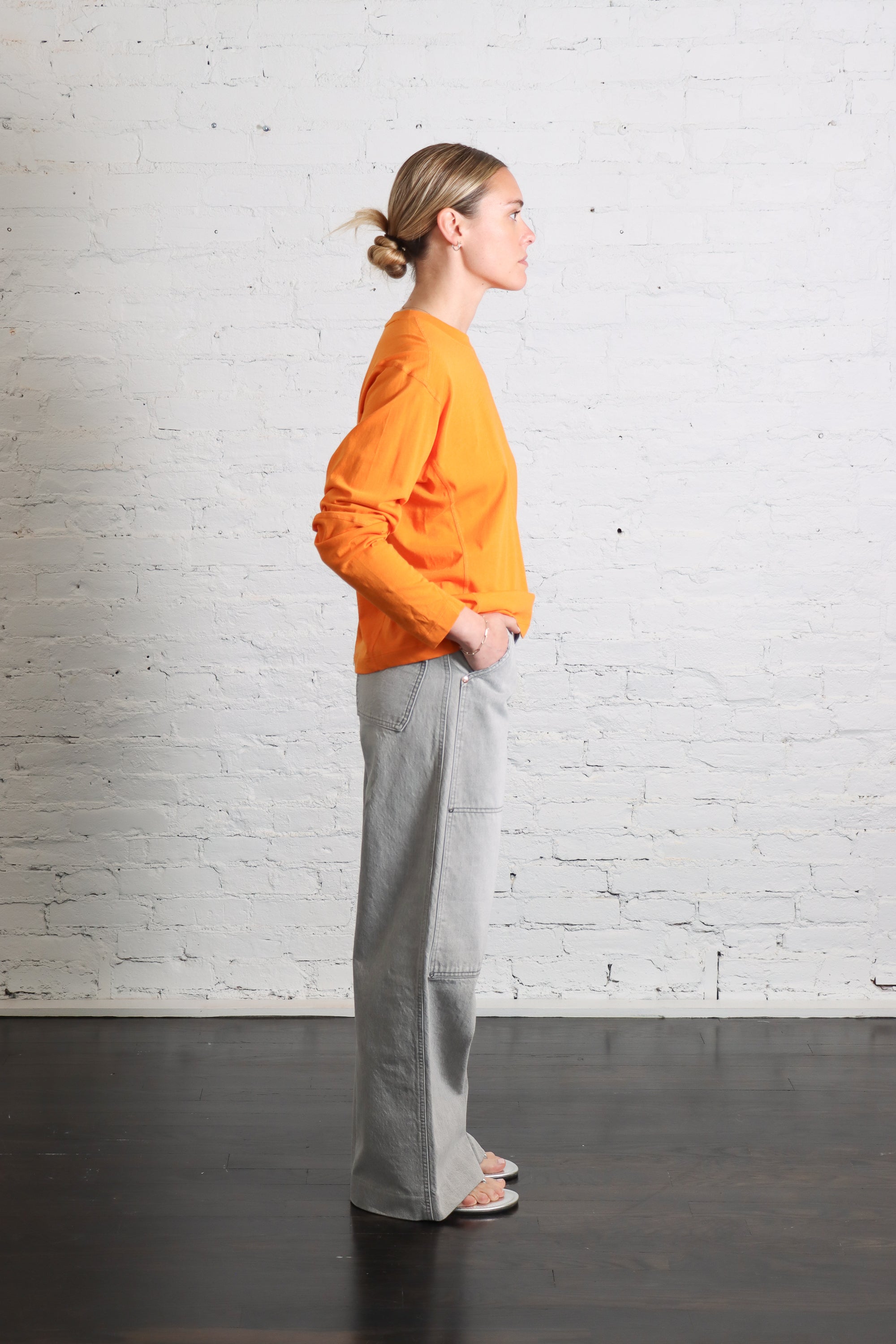 Work Jean Trouser in Grey by Tanaka Denim-TANAKA-Idlewild-Cincinnati