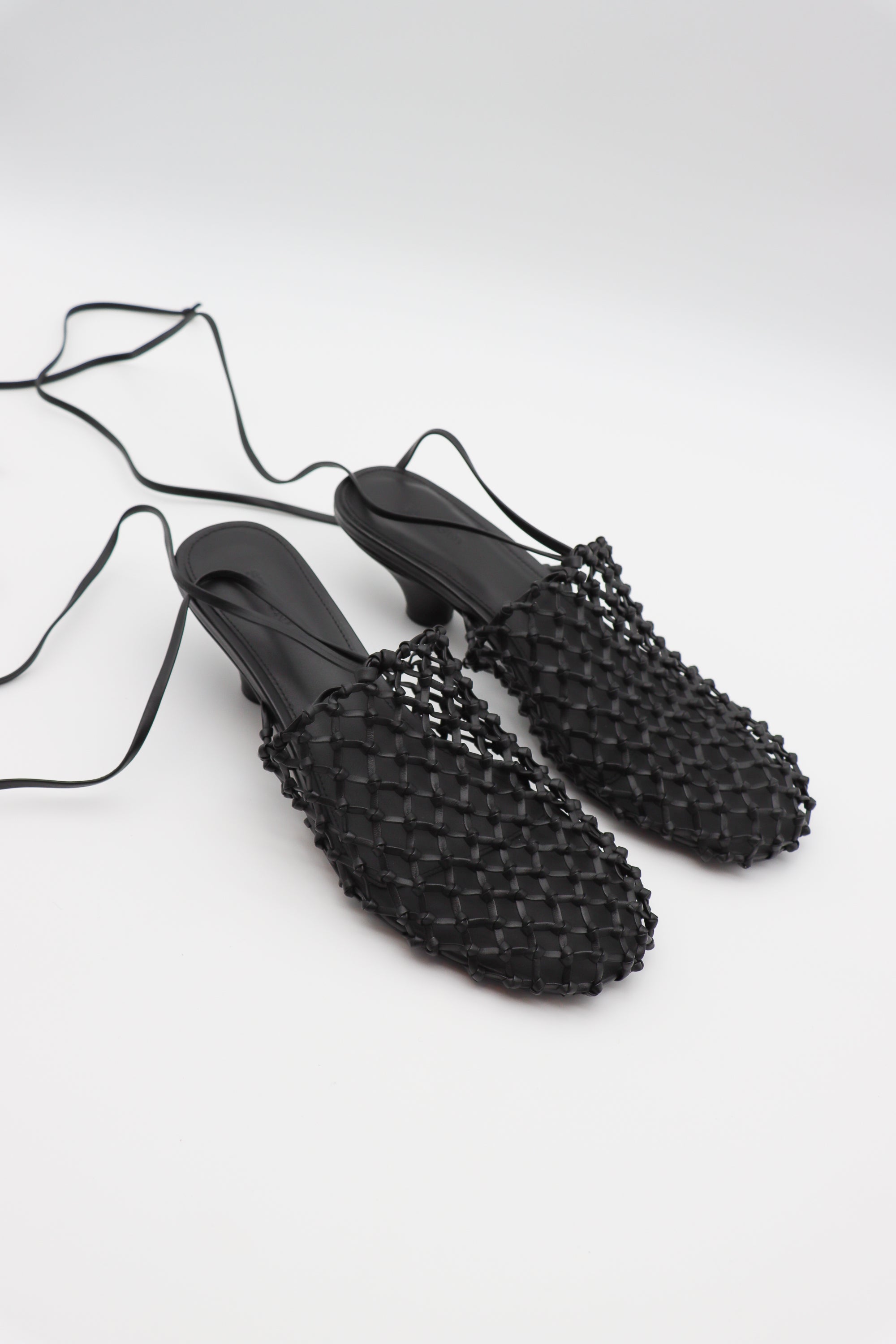 Woven Mule Heel in Black by St Agni-St. Agni-Idlewild-Cincinnati