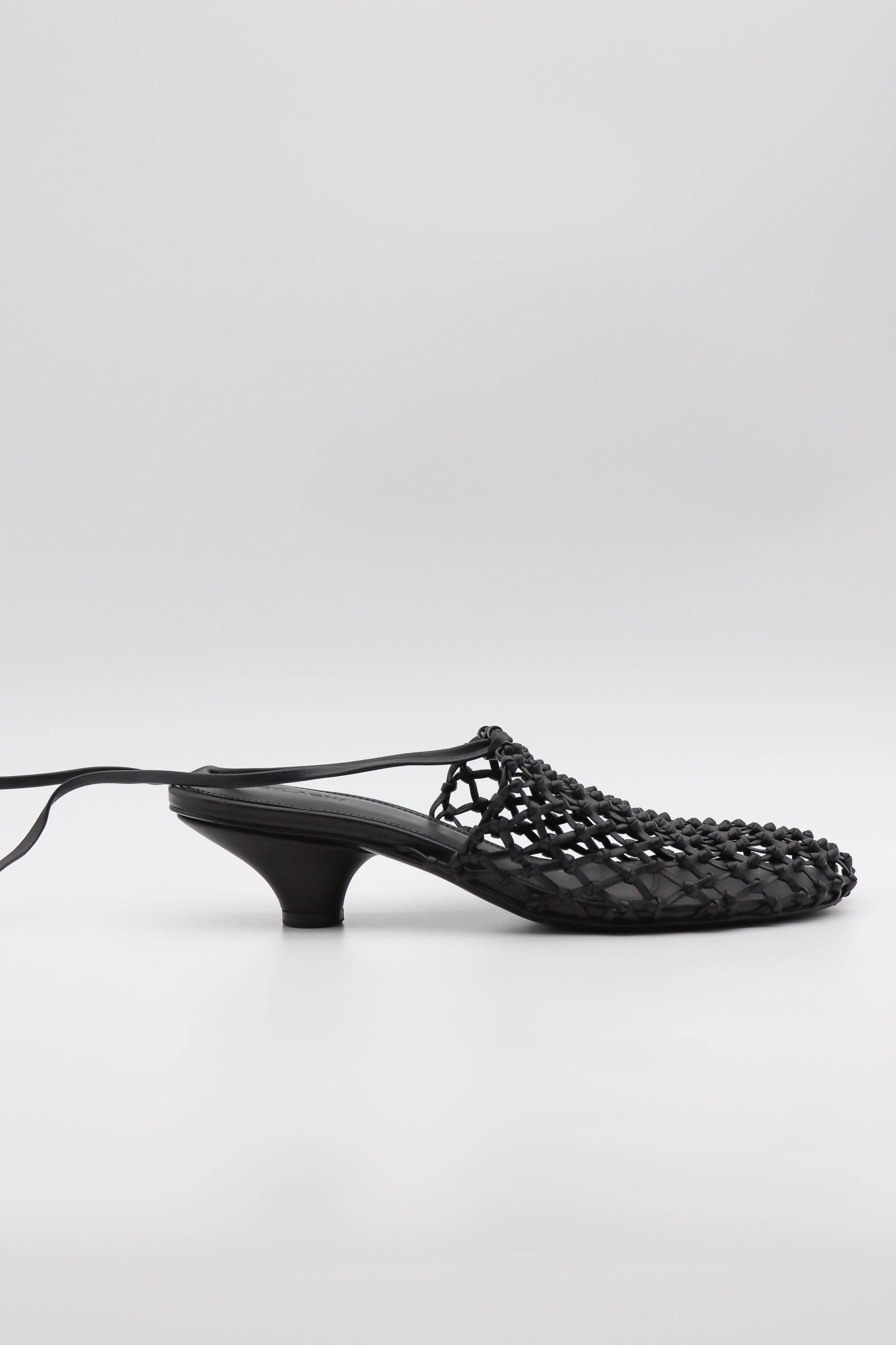 Woven Mule Heel in Black by St Agni-St. Agni-Idlewild-Cincinnati