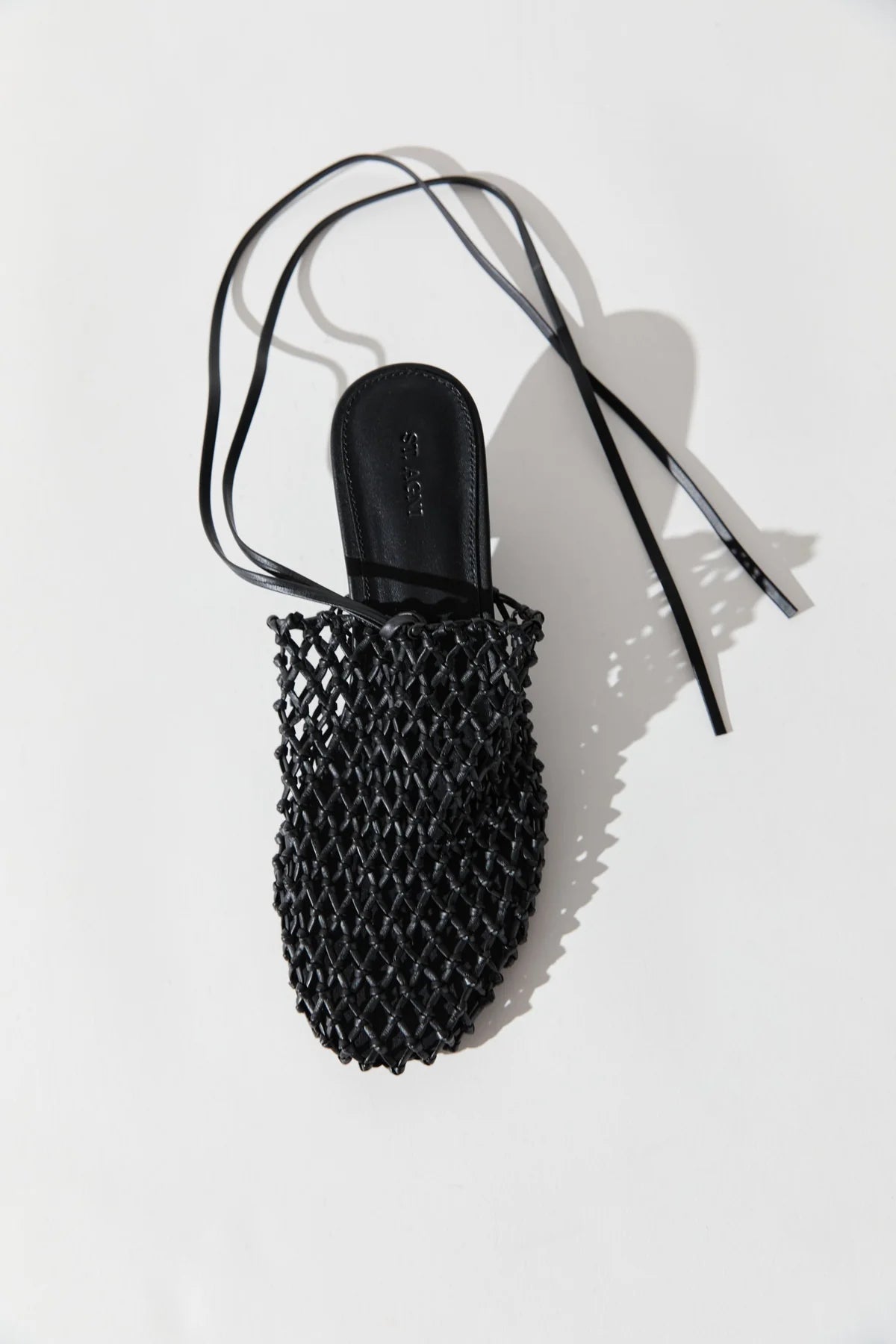 Woven Mule Heel in Black by St Agni-St. Agni-Idlewild-Cincinnati
