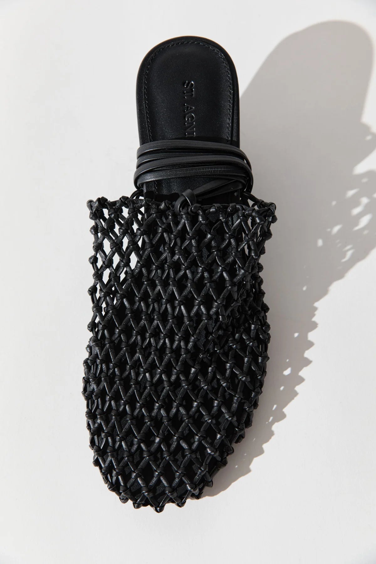 Woven Mule Heel in Black by St Agni-St. Agni-Idlewild-Cincinnati