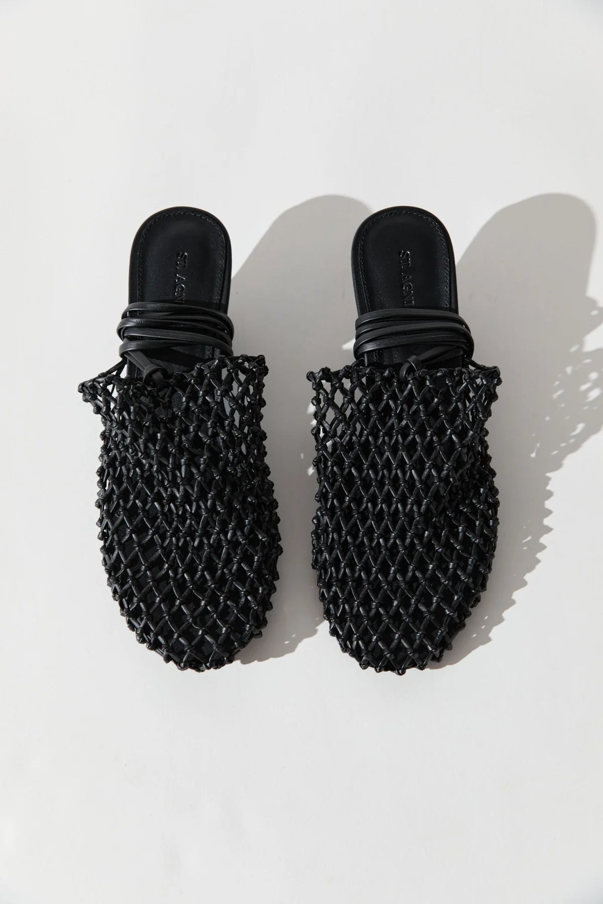 Woven Mule Heel in Black by St Agni-St. Agni-Idlewild-Cincinnati