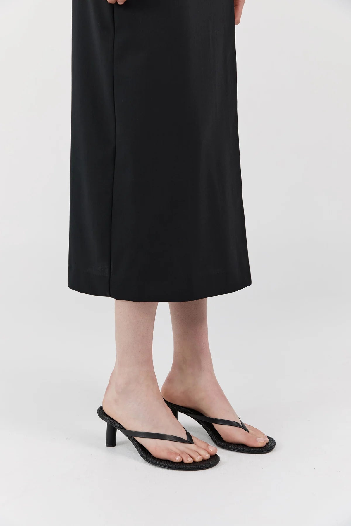 Woven Thong Heel in Black by St Agni-St. Agni-Idlewild-Cincinnati