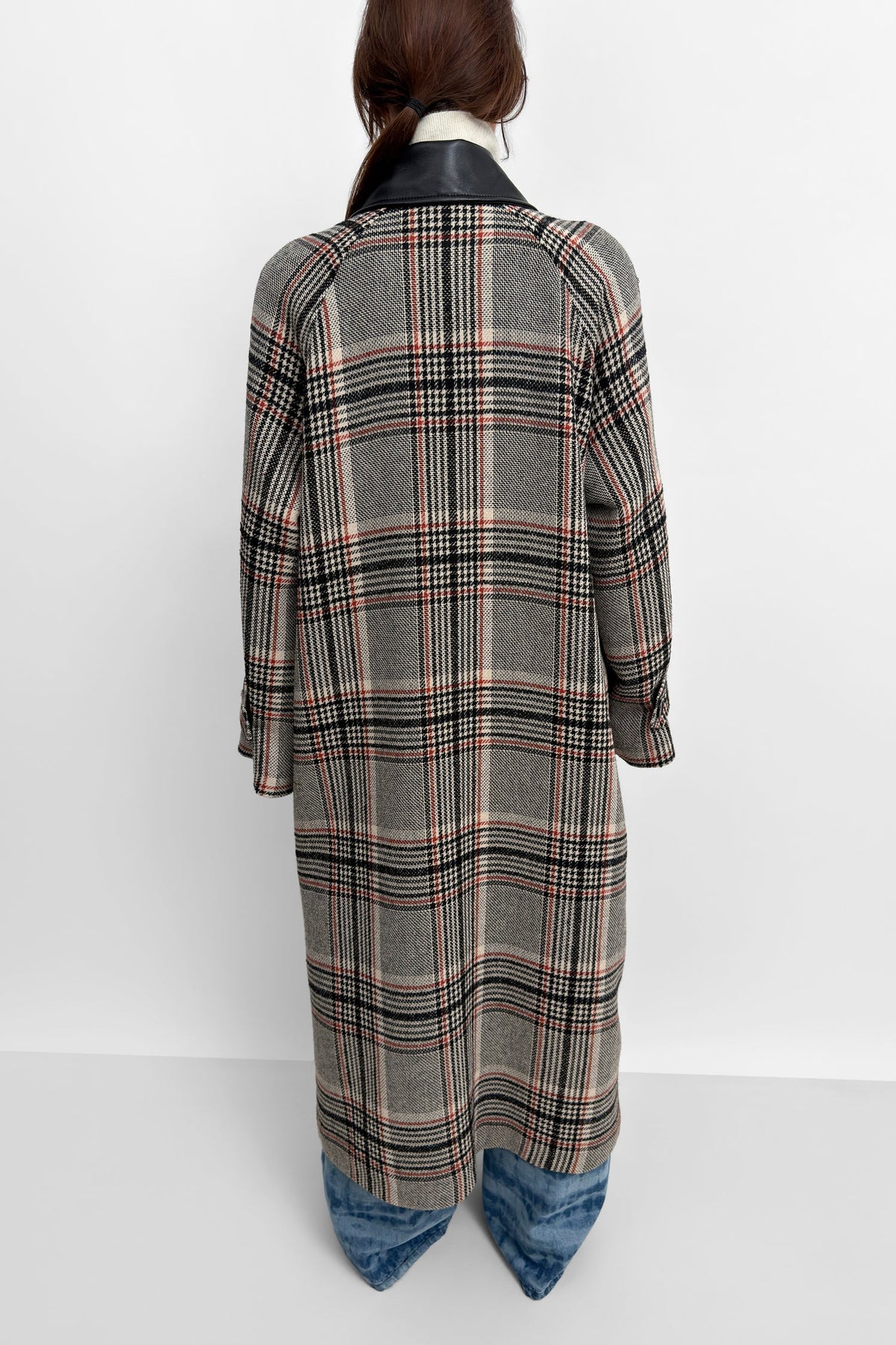 Yuna Check Coat in Retro Red/Black by Rodebjer-Rodebjer-Idlewild-Cincinnati