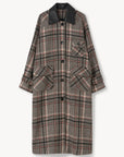 Yuna Check Coat in Retro Red/Black by Rodebjer-Rodebjer-Idlewild-Cincinnati