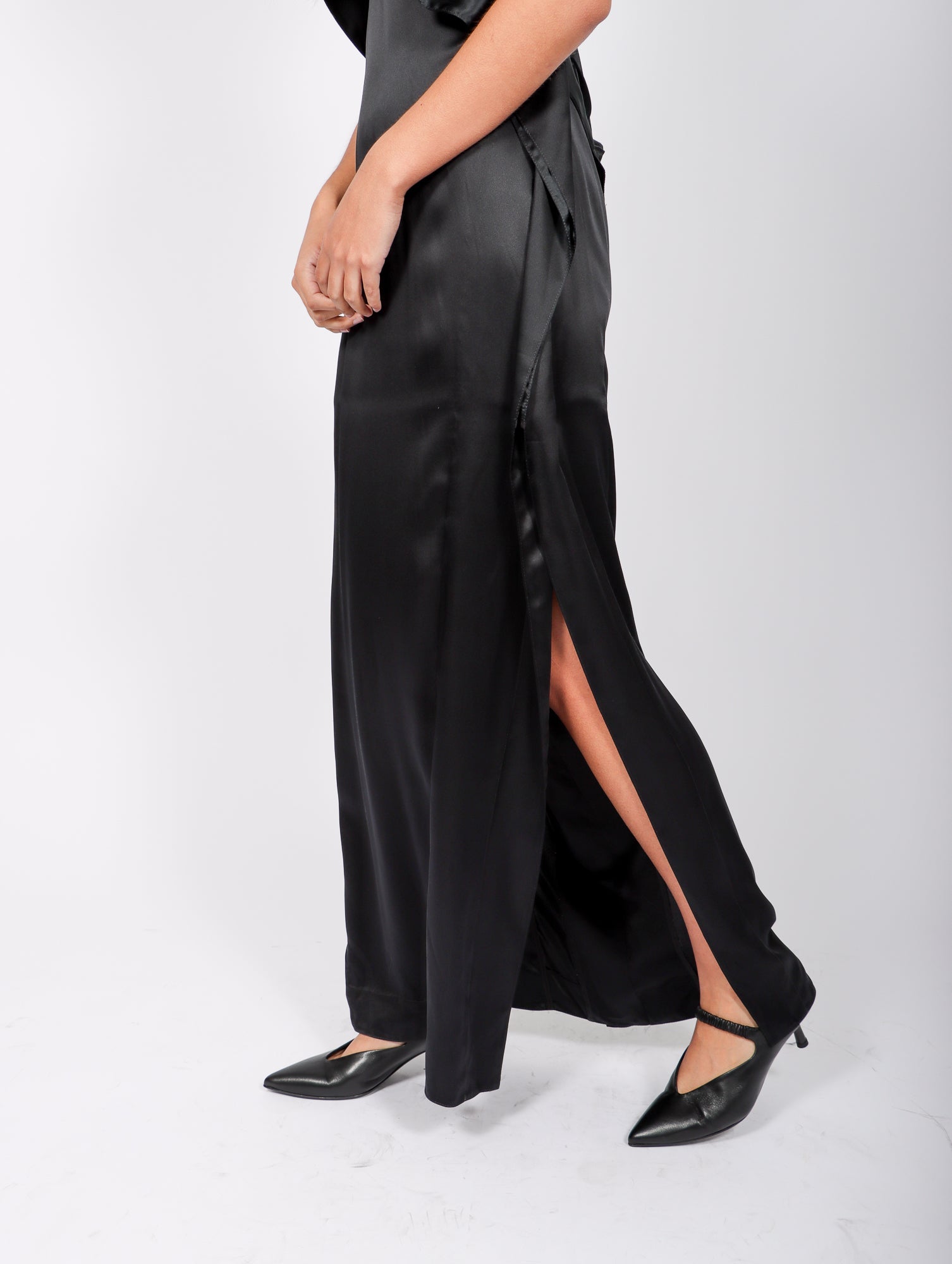 Zero Waste Maxi Dress in Black by Nguyễn Hoàng Tú-Idlewild