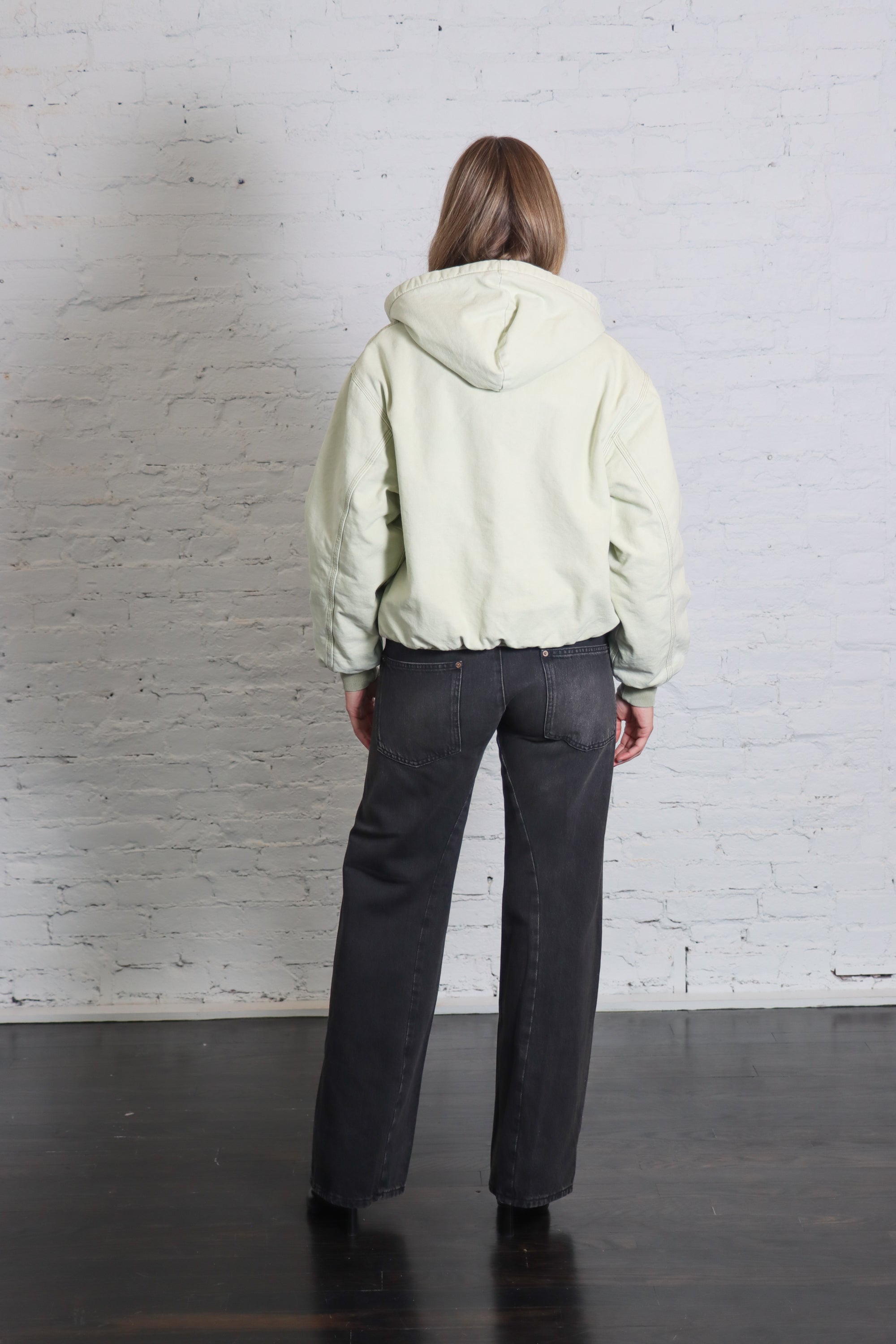 Zip-Up Hoodie in Limestone by 6397-Tops-6397-Idlewild