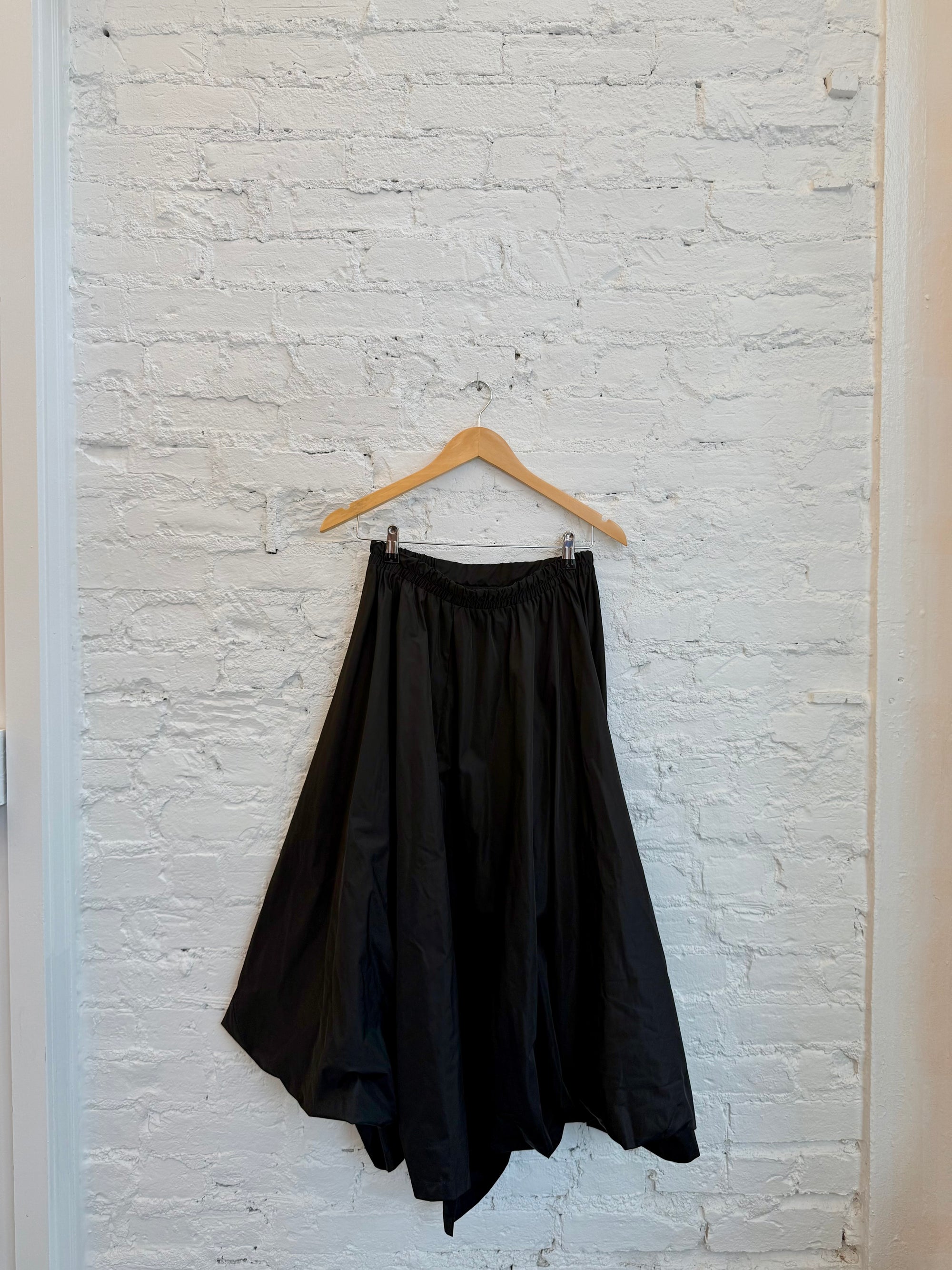 Architectural Nylon Skirt in Black by Planet-Planet-Idlewild-Cincinnati